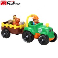 High Quality Mini Activity Tractor Kids Musical Farmer Tractor Car Toy Preschool Toy BSCI Five Star