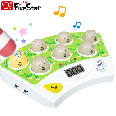 Toy Shop Hot Selling Traditional Mini Whack a Mole Game Machine Hammer Toys BSCI Five Star