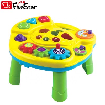 Baby Musical Learning Table Early Education Music Activity Game Center Toys BSCI Five Star