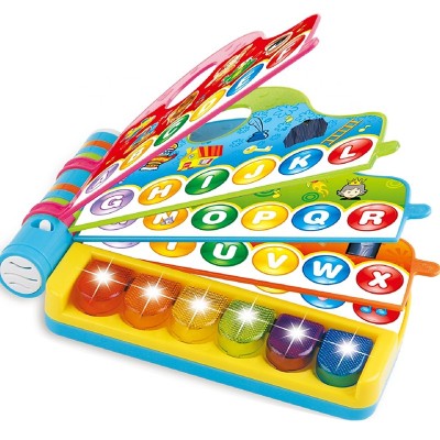 Baby Educational Musical Toys Book Shape Kids Learning Machine  With Piano Keyboard BSCI Five Star