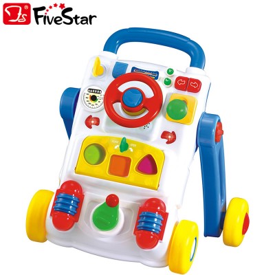 Baby Sit-To-Stand Learning Walker Toys Simulation Driving Educational Baby Walkers for Kids