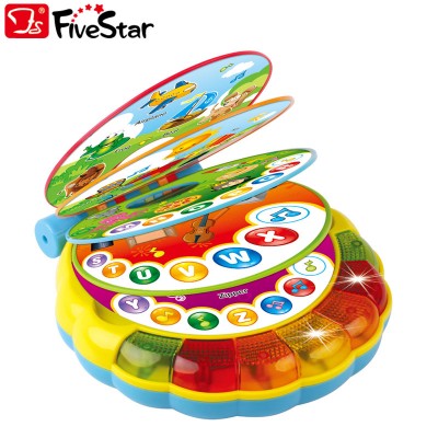 Cheap Book Shape Musical Learning Machine Toy Educational Toys for Baby BSCI Five Star