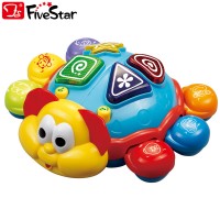 BSCI Five Star B/O Universal Educational Turtle Baby Toys Musical With Light and Melody