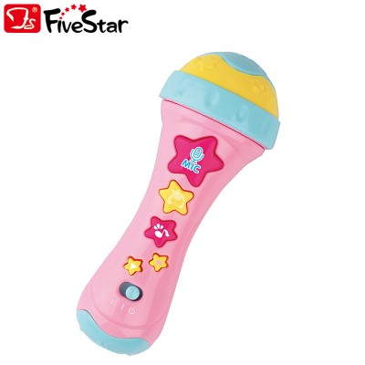 Girls Lovely Kids Educational Musical Instruments Kids Karaoke Microphone Toy BSCI Five Star