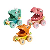 Cheap Toy Press N Go Dinosaur Car Light Music Dinosaurs Toys Small Car Kids Toys