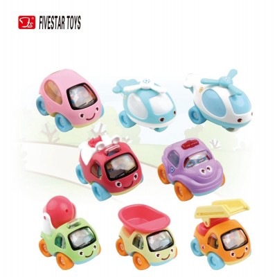 hot selling cartoon mini car cute pull back car toys for kids